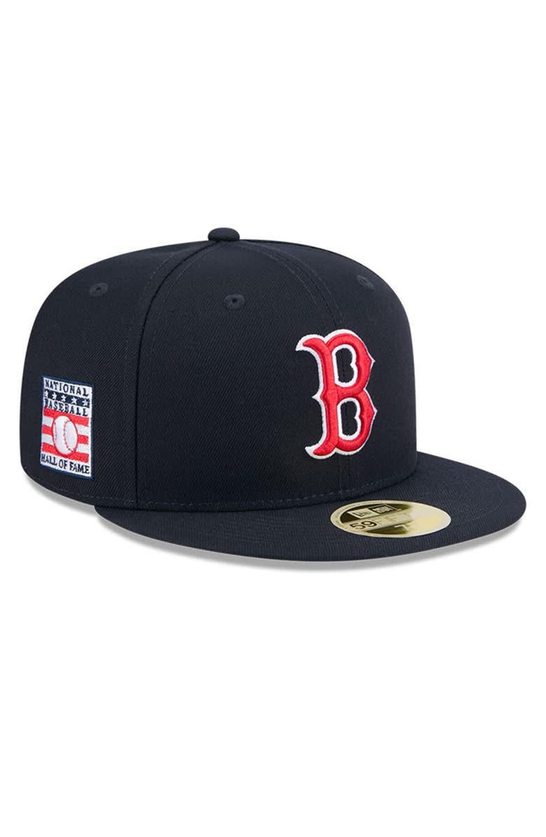 New Era Men's New Era Navy Boston Red Sox Baseball Hall of Fame 59FIFTY Fitted Hat, Main, color, Navy