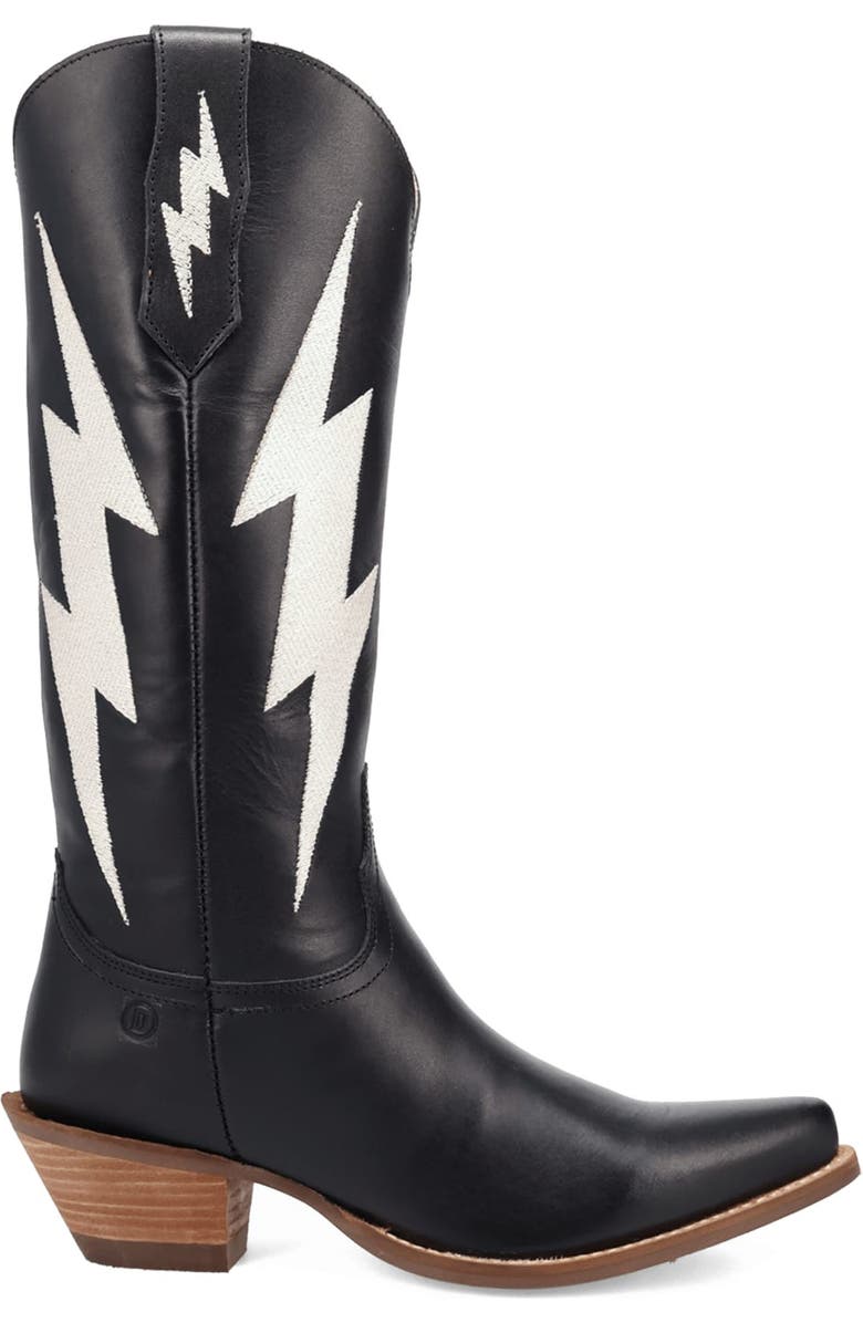 Dingo Thunderbolt Western Boot, Alternate, color, Black