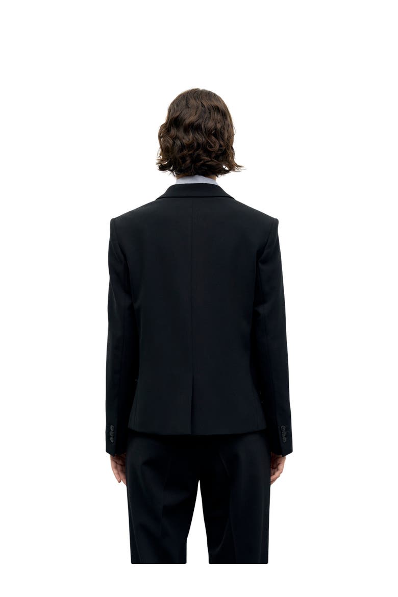 Justa Tailored Blazer, Alternate, color, Black