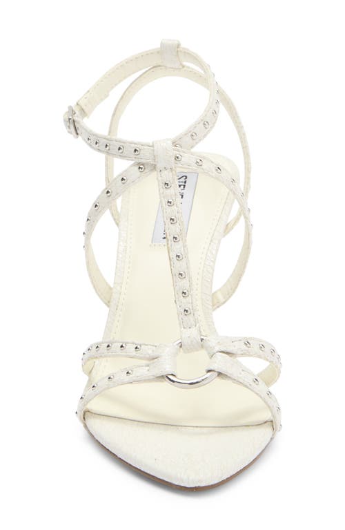 Steve Madden Amour Studded Sandal In White