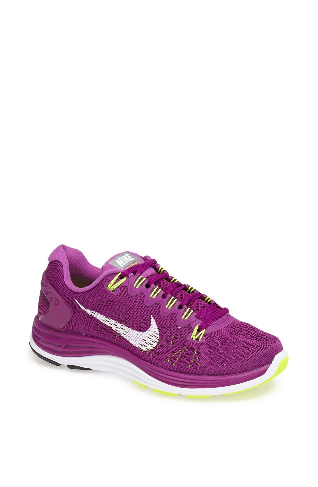 'LunarGlide 5' Running Shoe, Main, color, BRGHT GRAPE/ VILOET/ WHITE