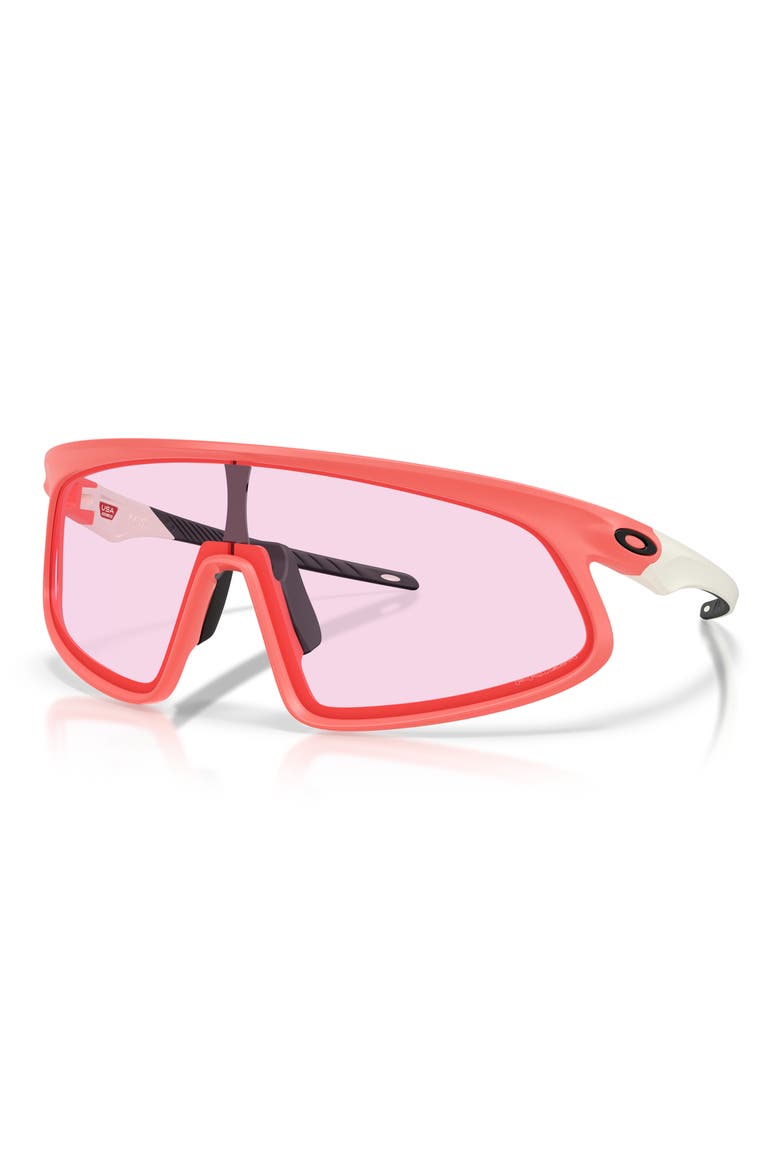49mm RSLV Prizm™ Rectangle Sunglasses, Alternate, color, MATTE PALOMA / PRIZM LOW LIGHT