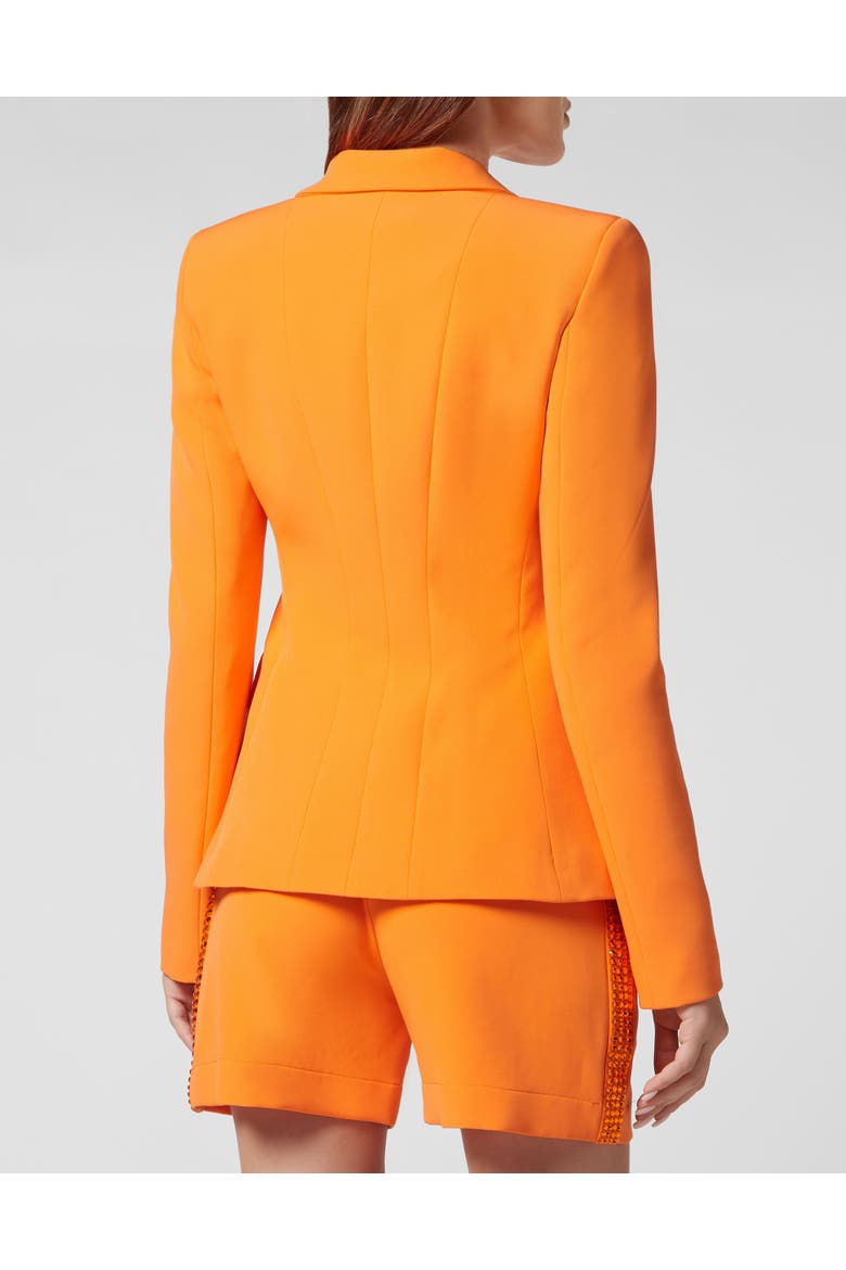 Cady Blazer Crystal Women, Alternate, color, orange