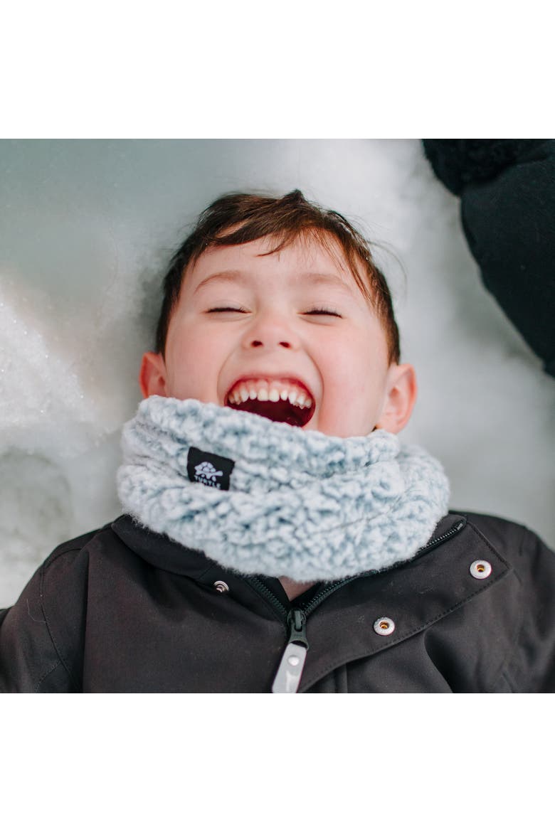 Kids Fleece Neck Warmer, Alternate, color, Natural
