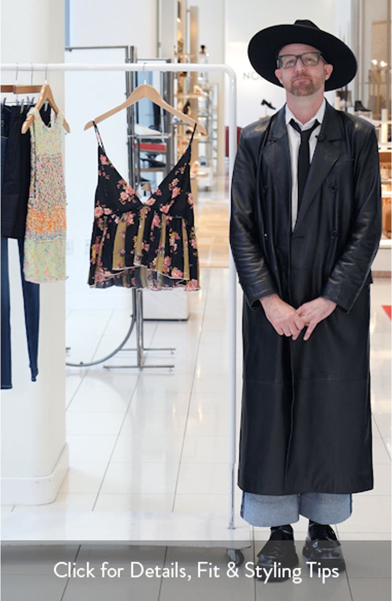 Tillie Floral Plunge Neck Babydoll Top, sales video thumbnail