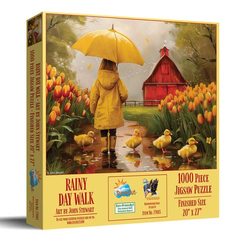 Rainy Day Walk 1000 piece Jigsaw Puzzle for Adults