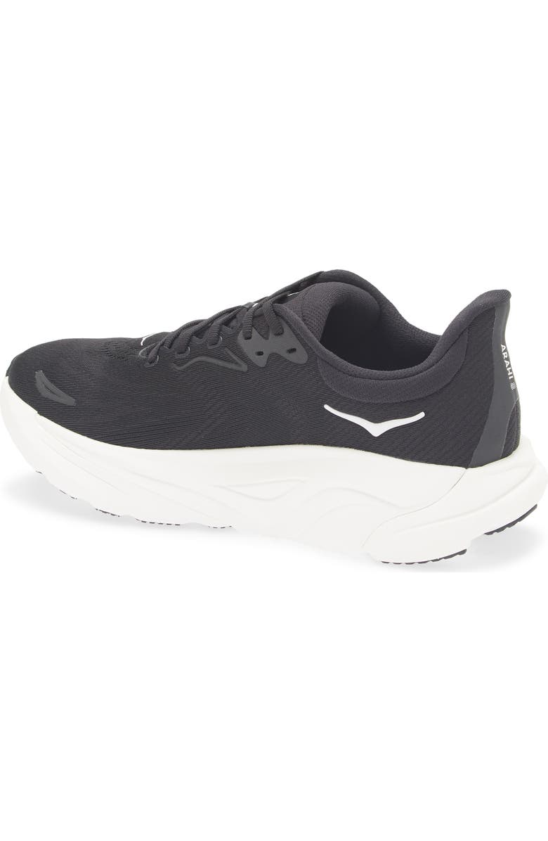 HOKA Arahi 8 Running Shoe, Alternate, color, Black / White