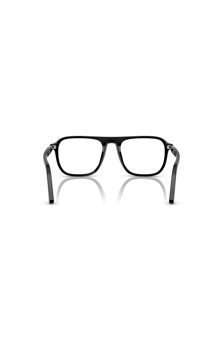Persol 53mm Square optical glasses, Alternate, color, Black
