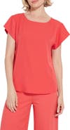 Lysse Melodie Boat Neck Woven Top