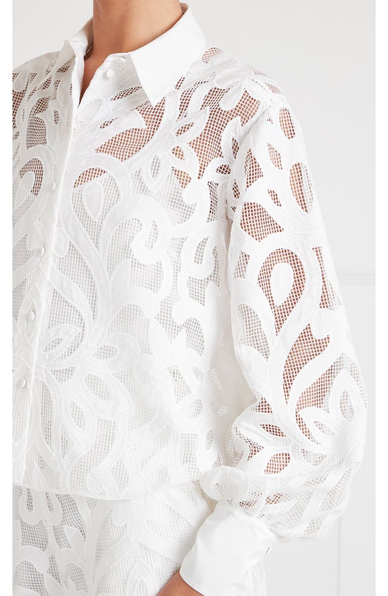 Temperley London Louis Shirt, Alternate, color, White