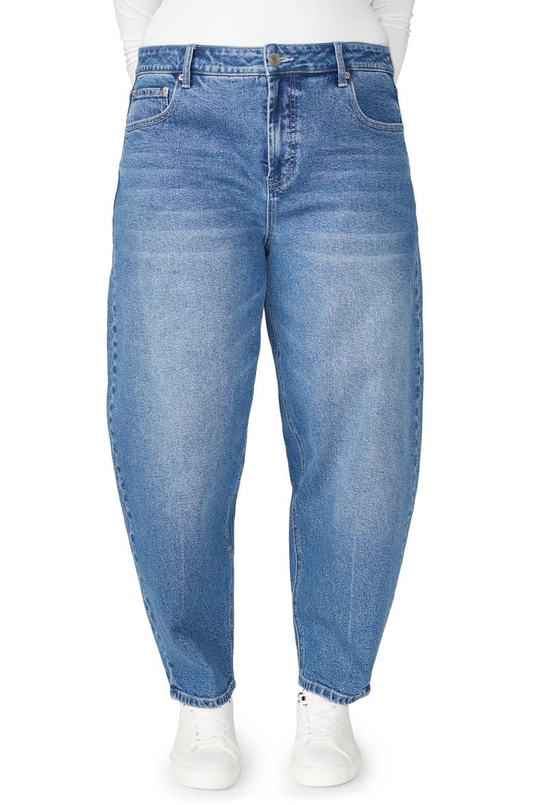 The Barrel Leg Jean, Main, color, MEDIUM WASH