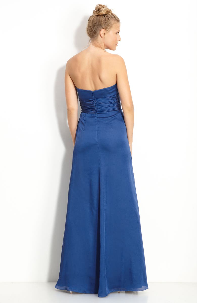 Monique Lhuillier Bridesmaids ML Monique Lhuillier Bridesmaids Strapless A-Line Gown, Alternate, color, 