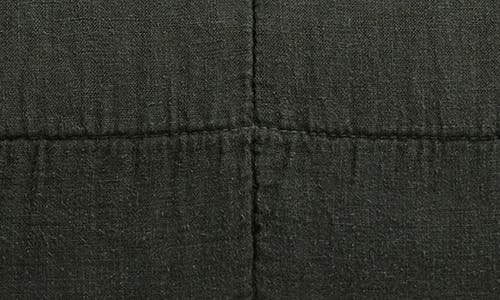 Parachute Linen Box Quilt In Green