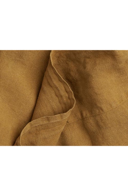 Parachute Linen Flat Sheet In Brown