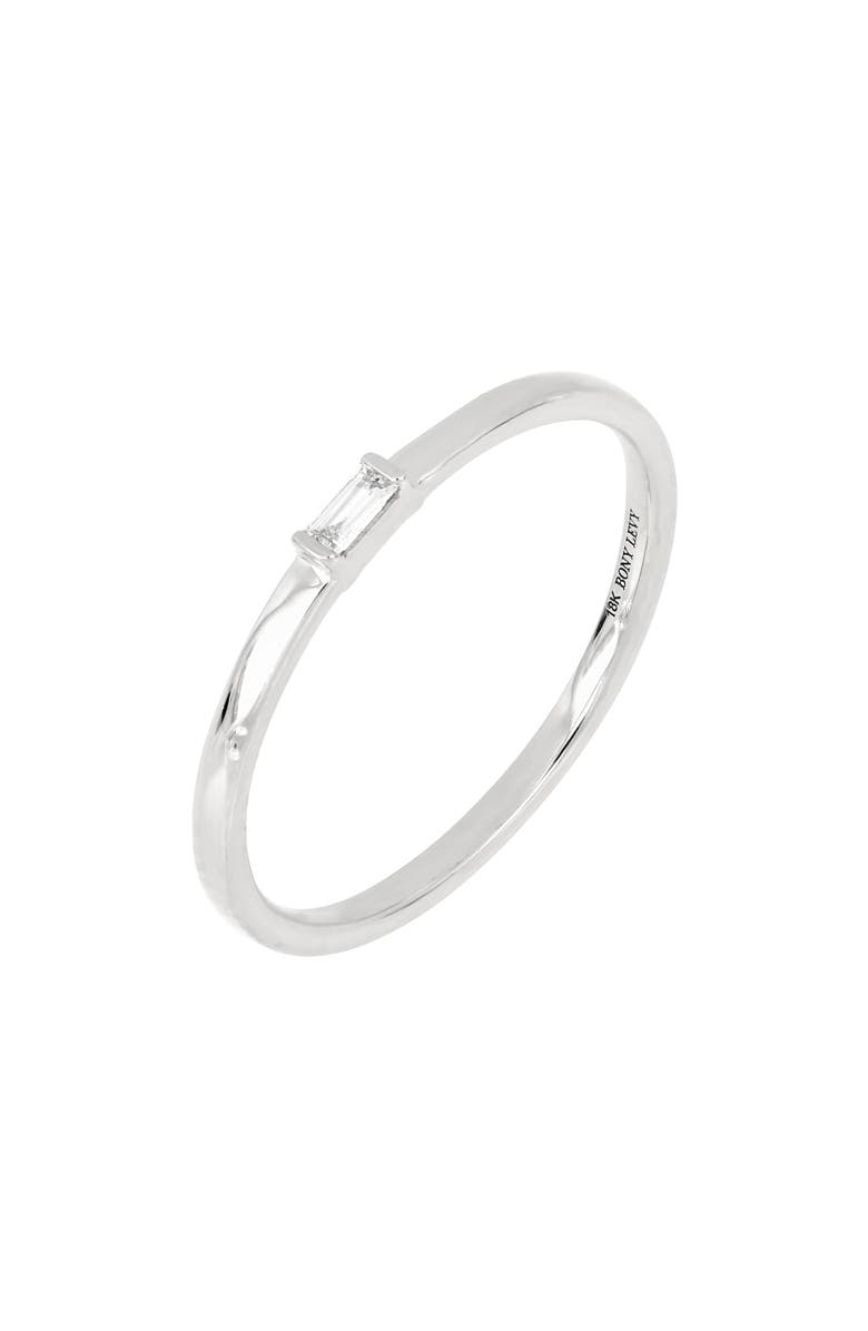 Bony Levy Varda Diamond Baguette Ring, Main, color, 