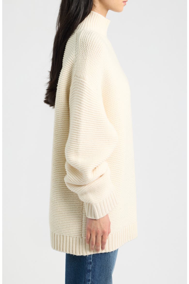 The Links Turtleneck Wool Sweater, Alternate, color, ECRU