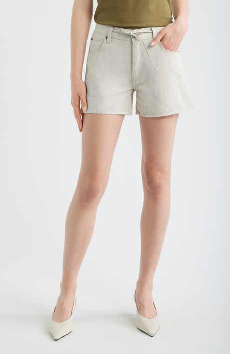 The Off Duty Drawstring Cotton & Linen Shorts