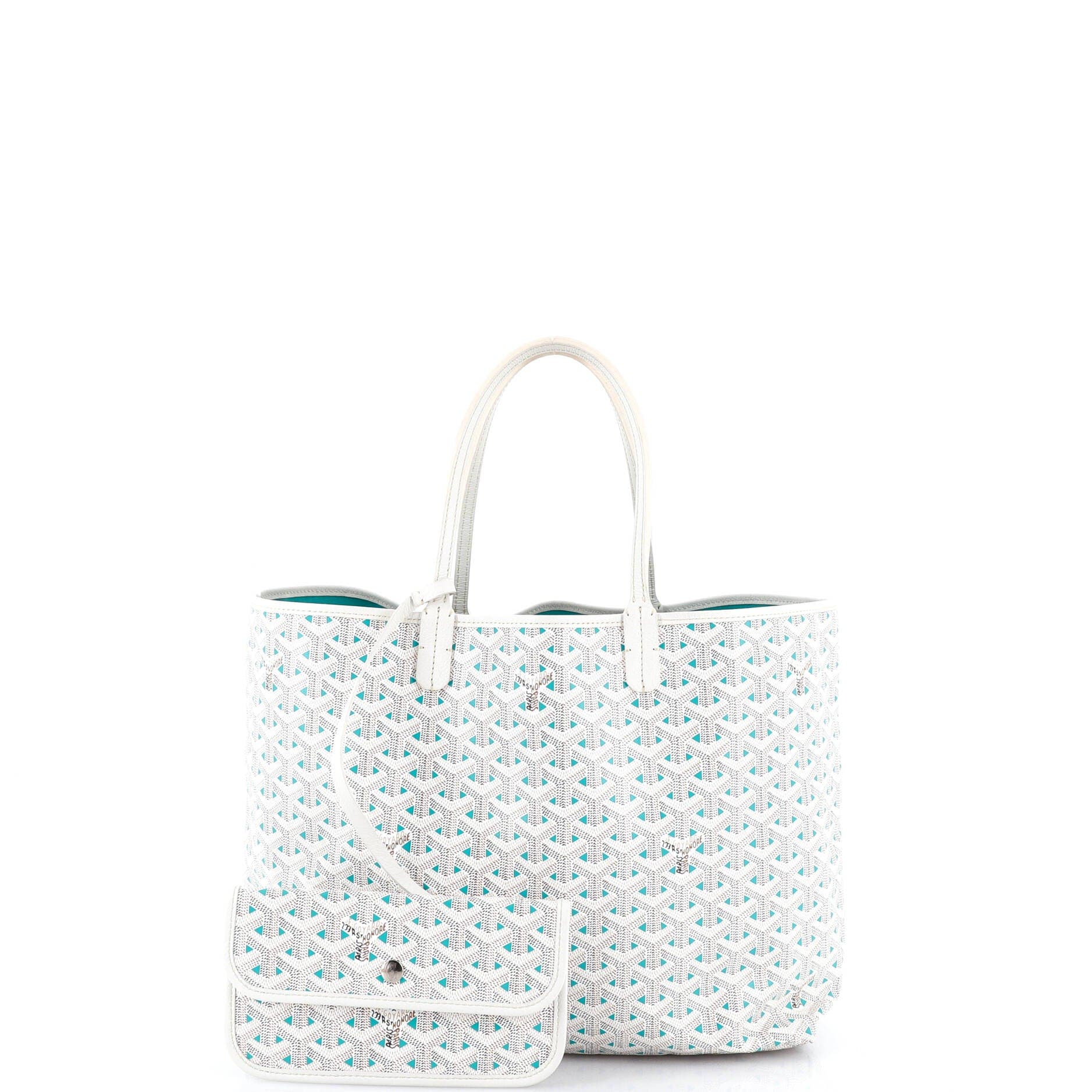 Pre-Owned Goyard Saint Louis Tote Claire Voie Coated Canvas PM, Alternate, color, Multicolor