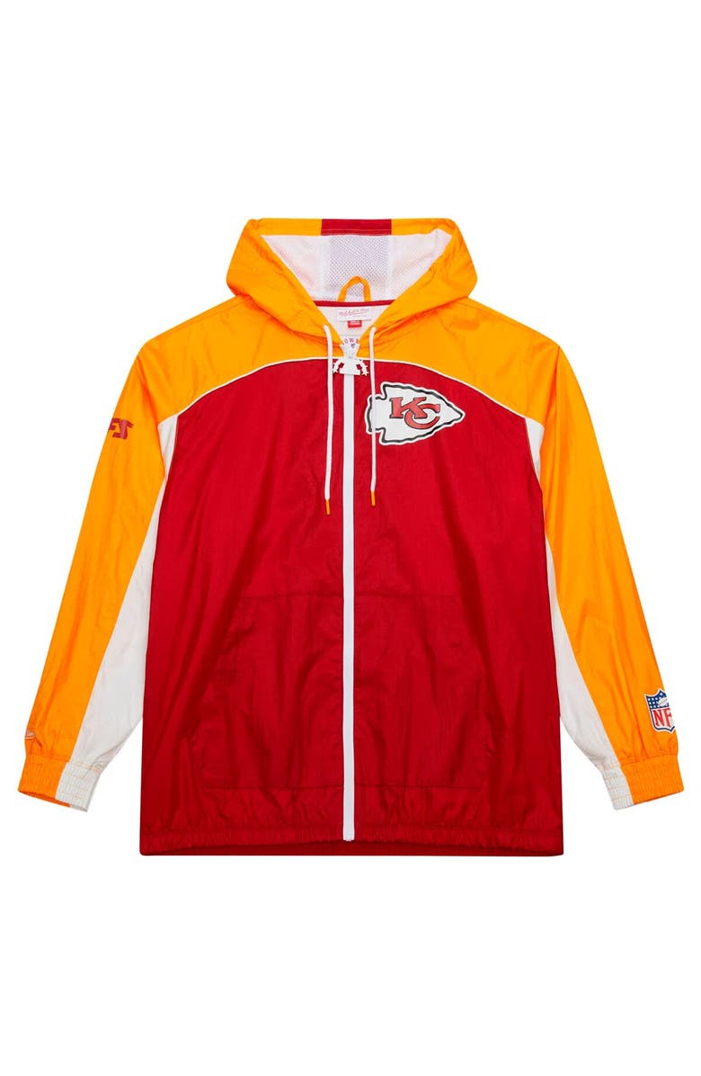 Mitchell & Ness Men's Mitchell & Ness Red Kansas City Chiefs Big Shot Premium Full-Zip Windbreaker, Alternate, color, 