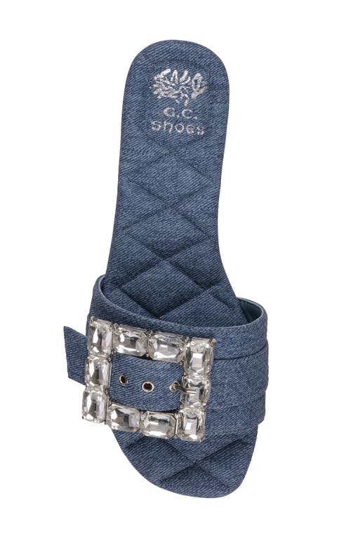 Gc Shoes Bianca Slide Sandal In Denim