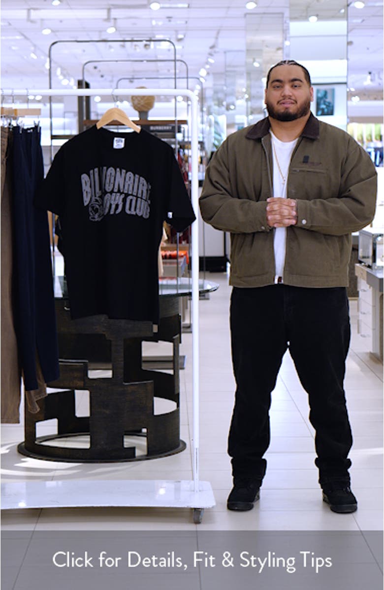 Curve Logo Short Sleeve Graphic T-Shirt, sales video thumbnail