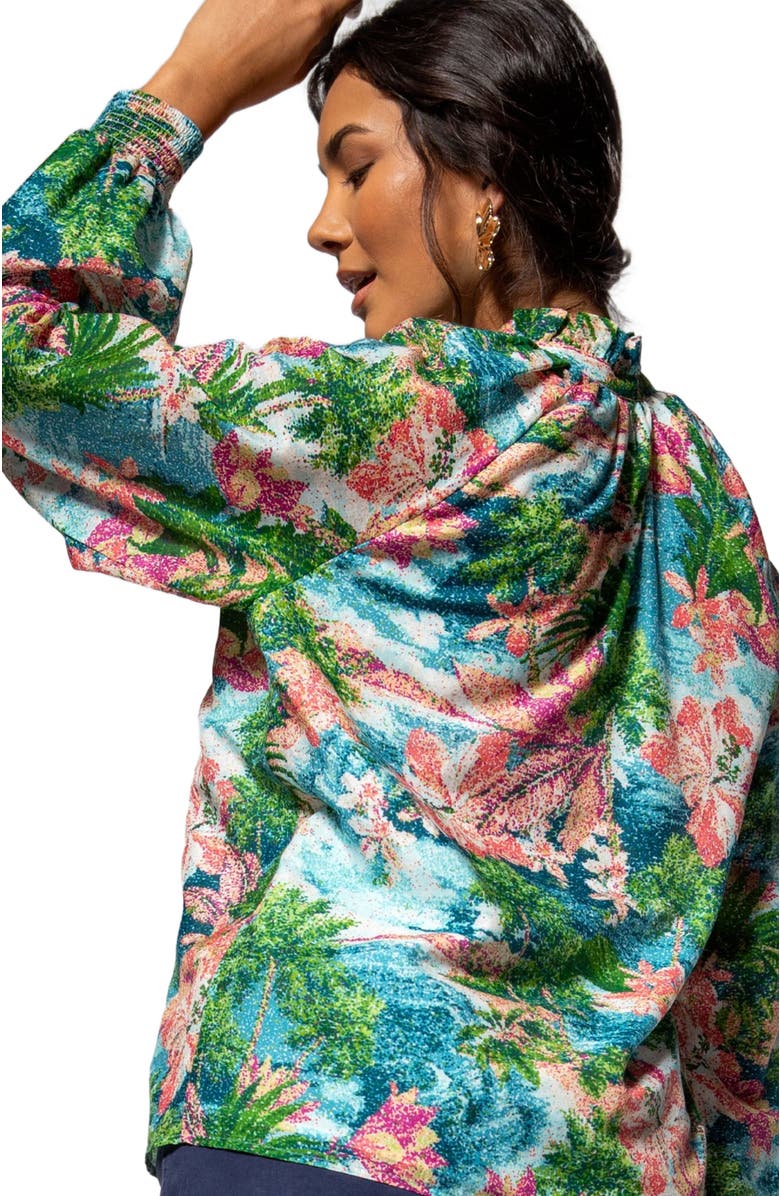 Tori Richard Point of View Nala Blouse, Main, color, 