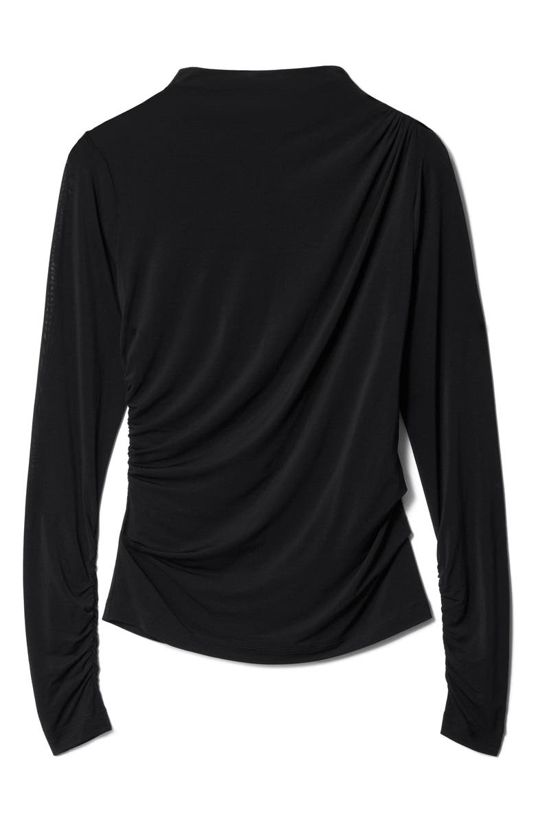 & Other Stories Drape Asymmetric Funnel Neck Top, Alternate, color, 