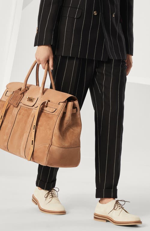 Brunello Cucinelli Country Bag In Biscuit