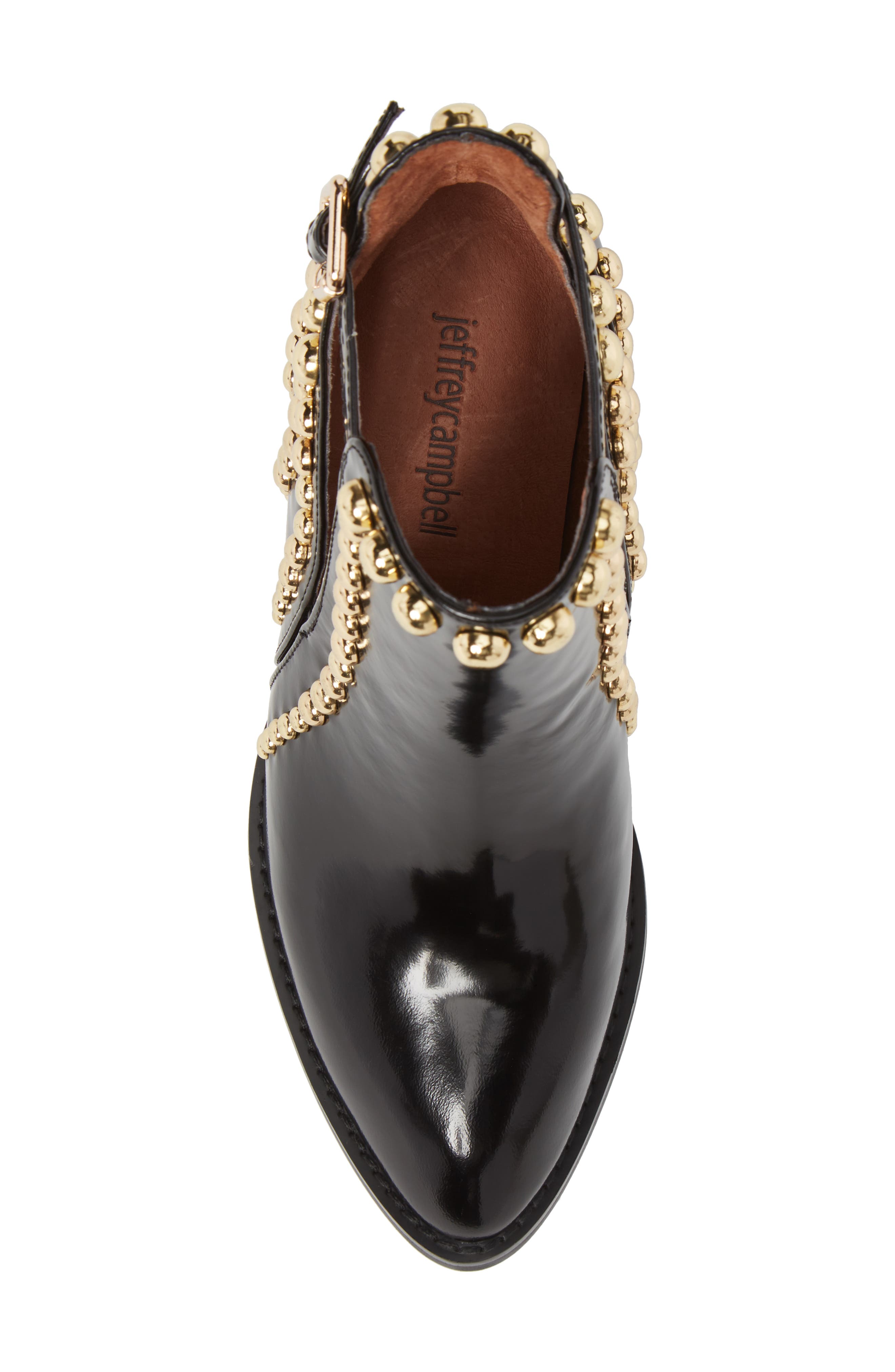 Rylance Studded Bootie, Alternate, color, BLACK BOX GOLD