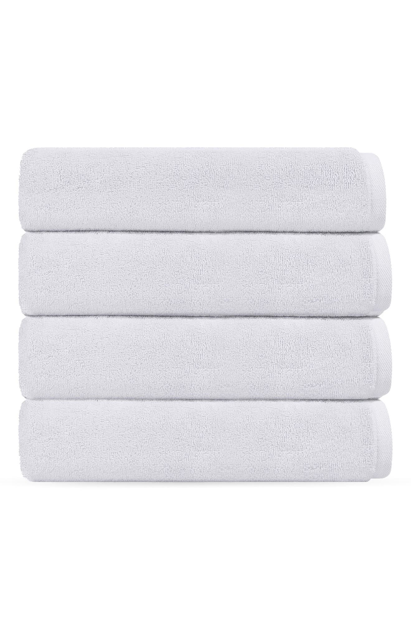 Brooks Brothers Puresoft 4-Piece Turkish Cotton Hand Towels