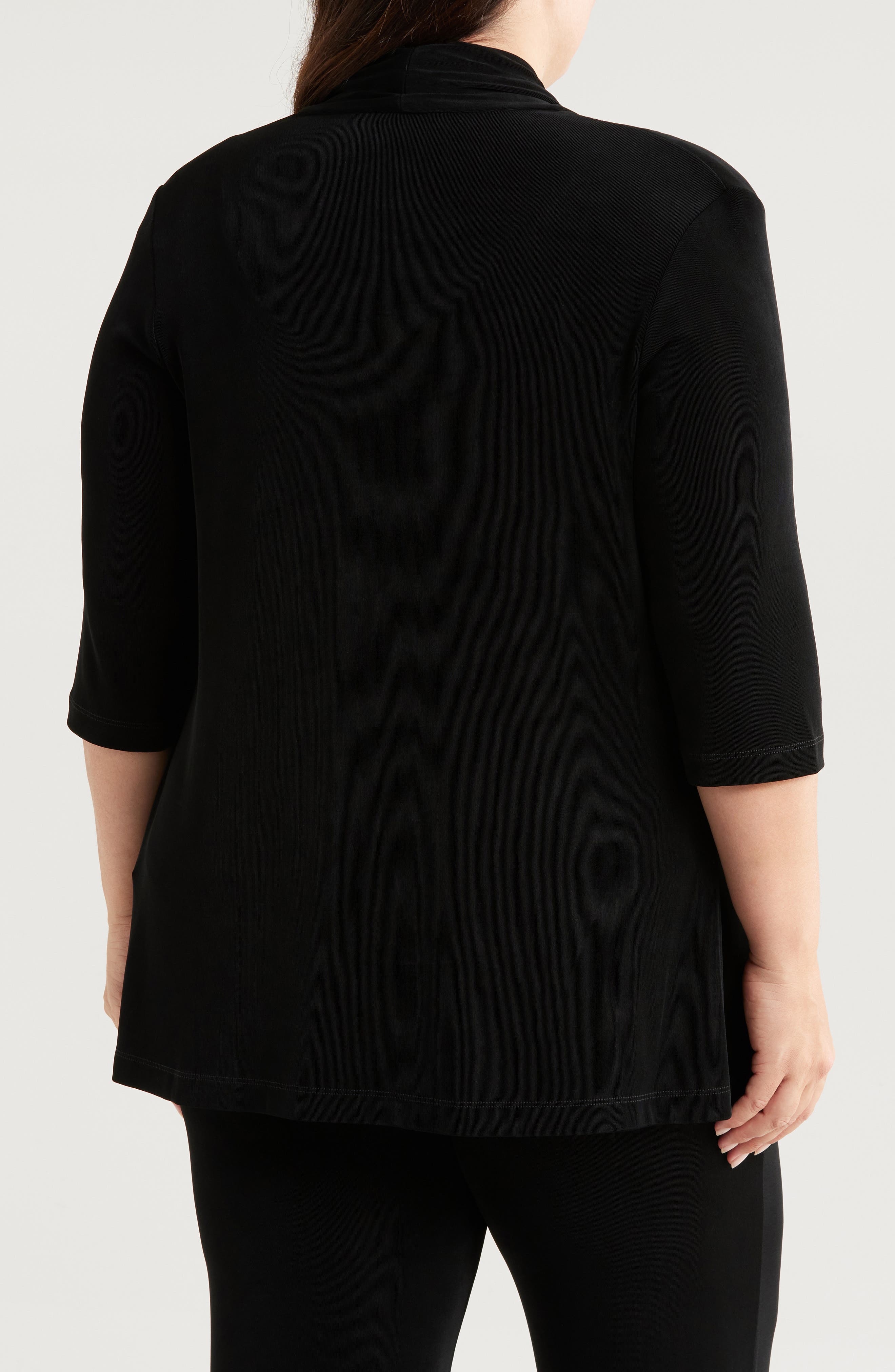 Classic Knit Open Front Jacket - image 2