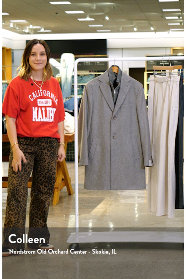 Delroy Wool Topcoat with Removable Bib video