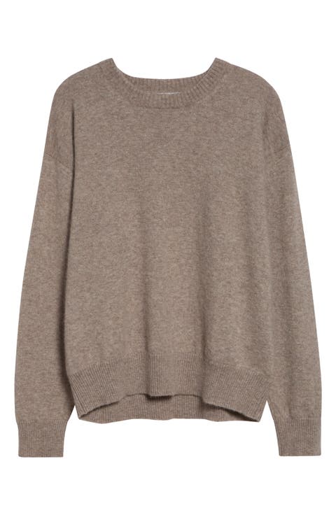 Boyce Brushed Cashmere & Silk Crewneck Sweater