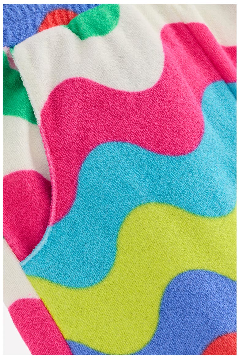Wide Leg Toweling Trousers, Alternate, color, MULTI WAVE STRIPE