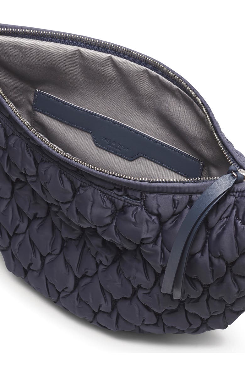 rag & bone Quilted Spire Mini Hobo Bag, Alternate, color,