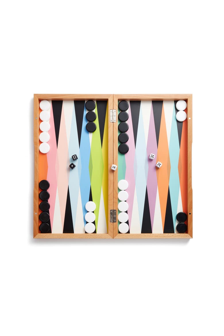 Design Store Colorful Backgammon Set, Alternate, color, NONE