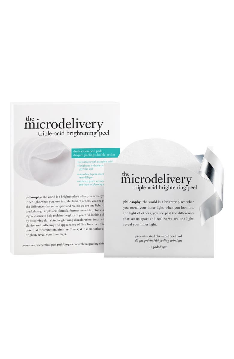 philosophy 'microdelivery triple acid' brightening peel pads, Alternate, color, 