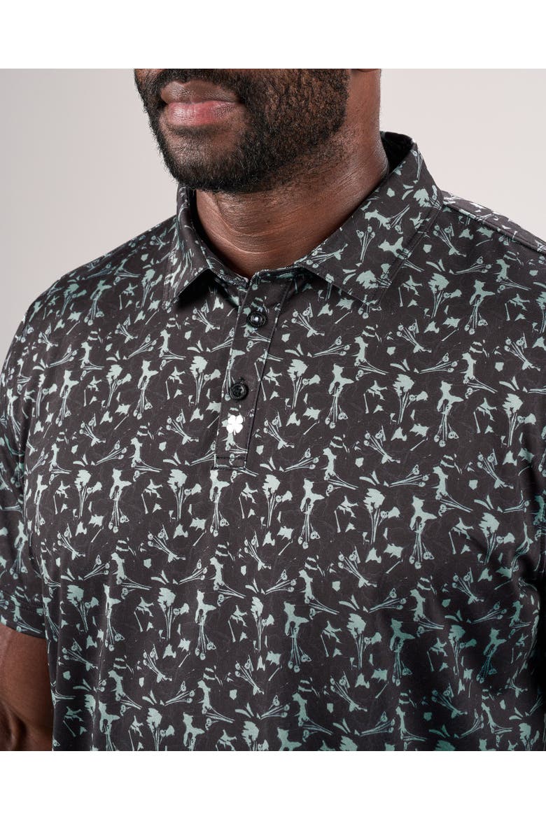 Night Lights Polo, Alternate, color, Black