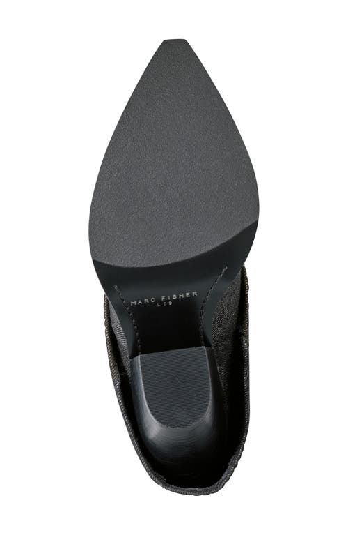 Marc Fisher Ltd Harlo Foldover Shaft Pointed Toe Boot In Black 1
