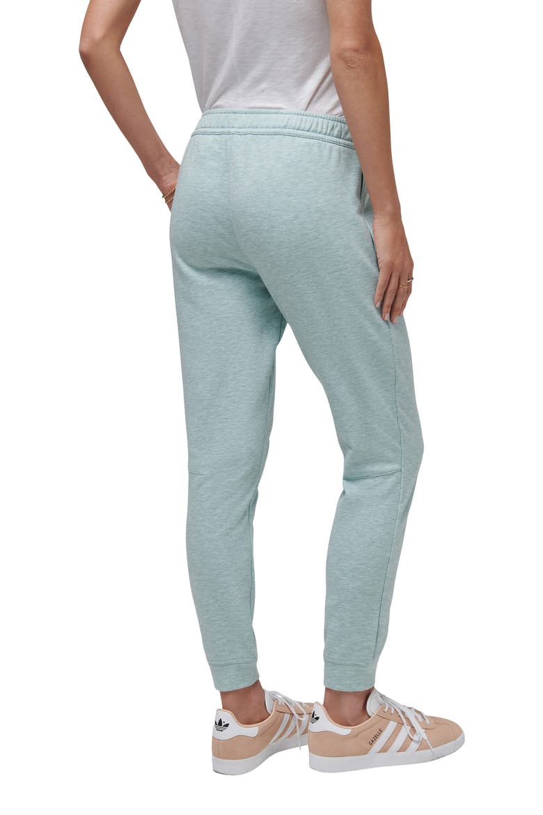 Cloud Drawstring Fleece Joggers, Alternate, color, HEATHER ETHER