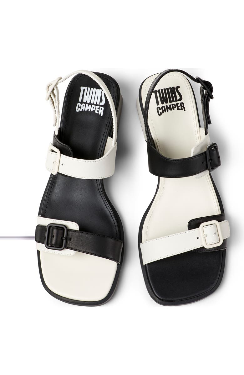 Camper Kora Slingback Sandal, Alternate, color, Multi -White