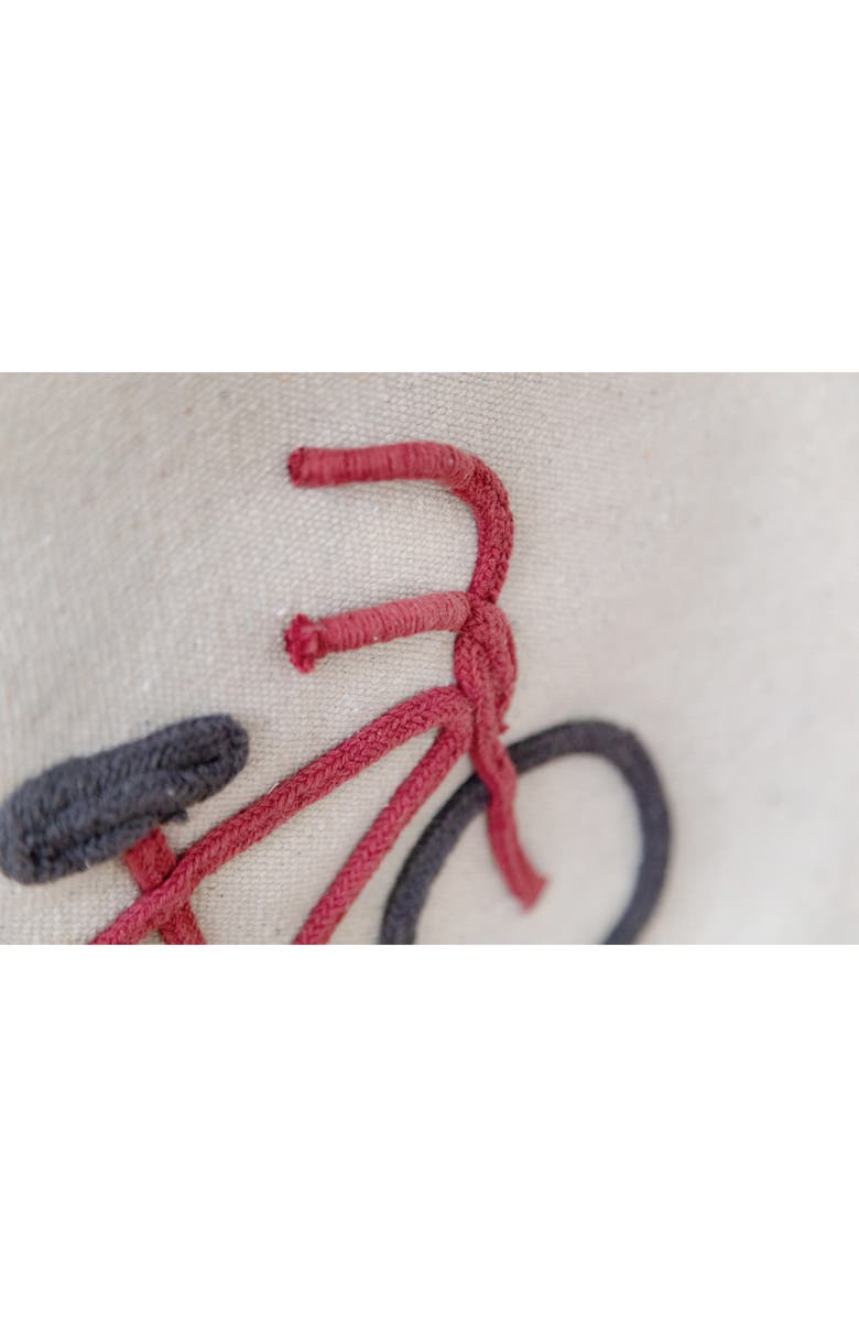 Lorena Canals Cool Kids Pocket Canvas Wall Hanging, Alternate, color, Natural Dark Grey Dark Red