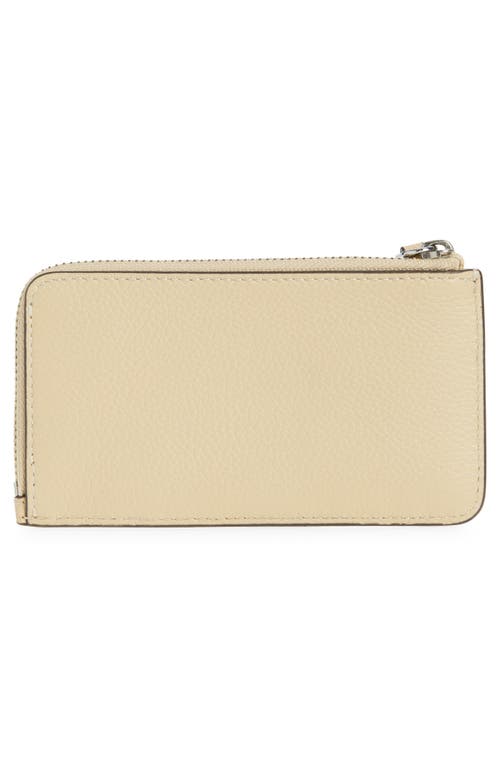 Tory Burch Robinson Pebble Leather Card Case