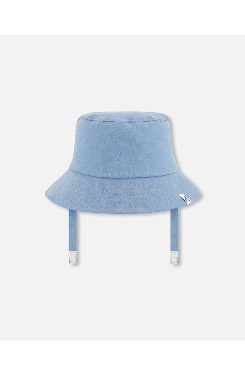 Deux par Deux Baby Boy's Denim Bucket Hat Jeans Blue, Main, color, 