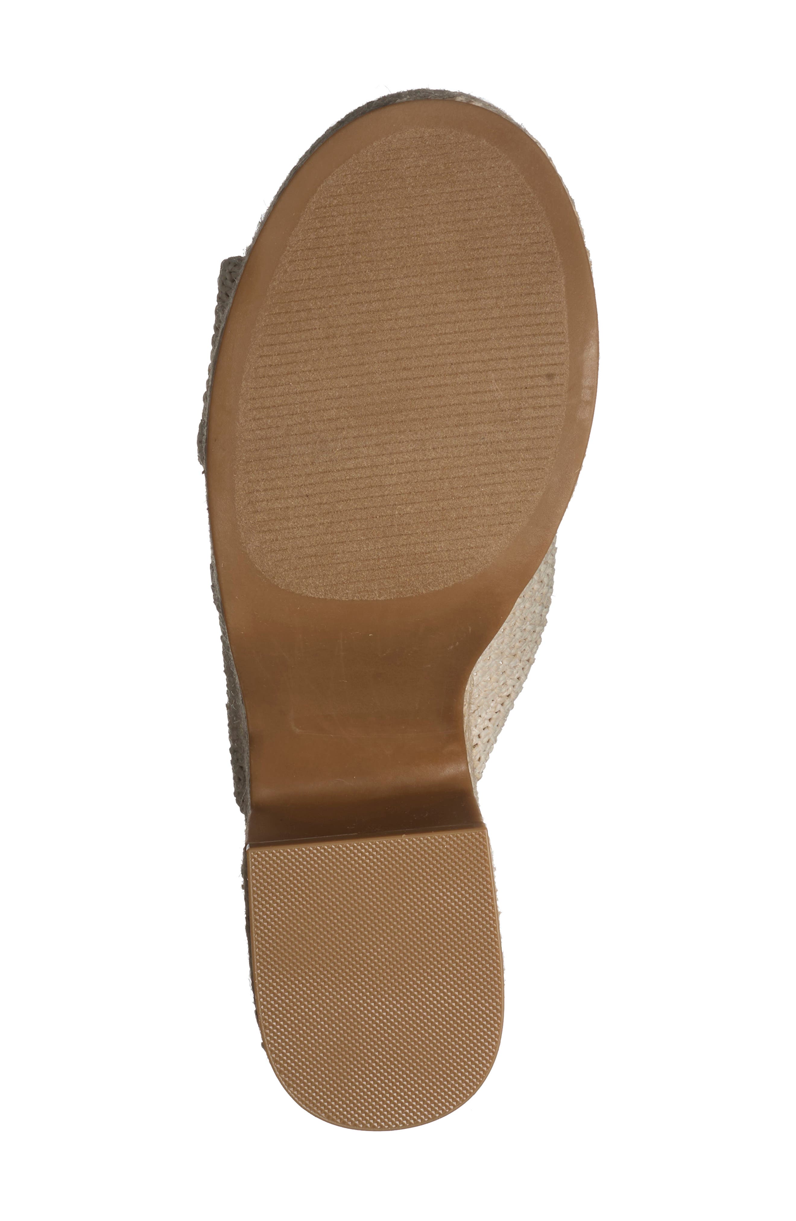 Truthful Platform Slide Sandal, Alternate, color, NATURAL