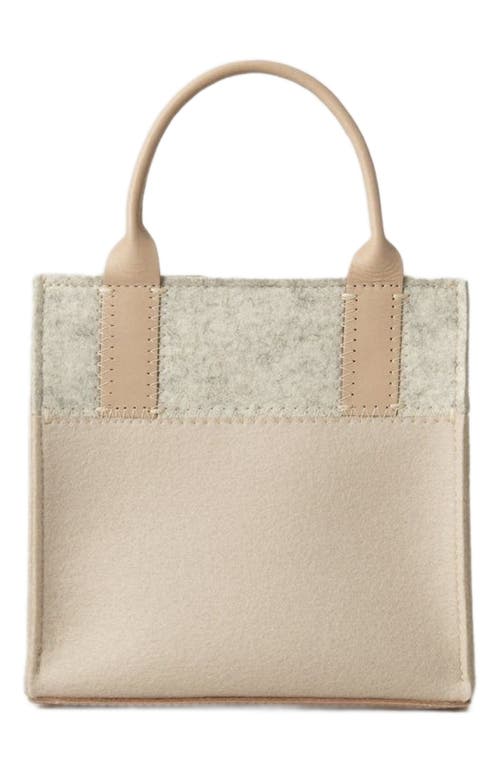 Graf & Lantz Graf Lantz Jaunt Merino Wool Mini Tote In White