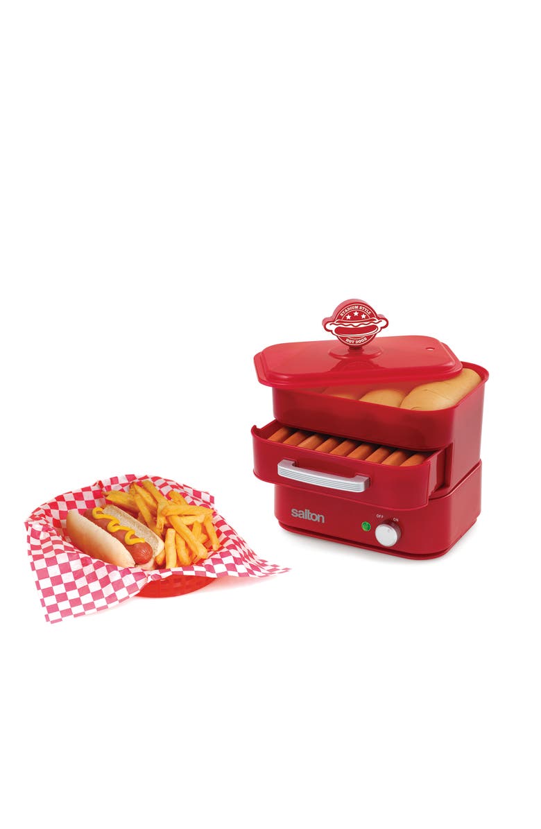 Salton Hot Dog Steamer, Alternate, color, 