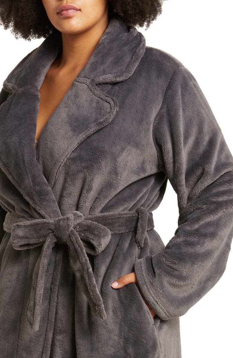 Nordstrom Plush Notch Collar Robe, Alternate, color, 
