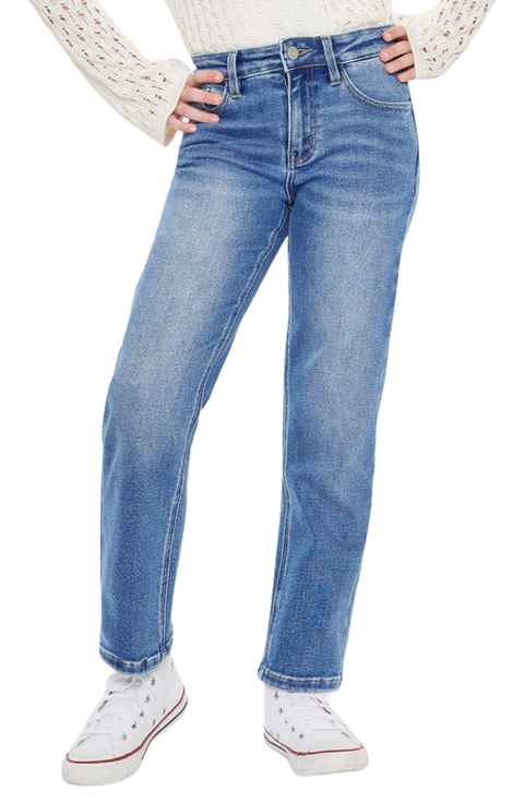 Sarah High Rise Straight Jeans