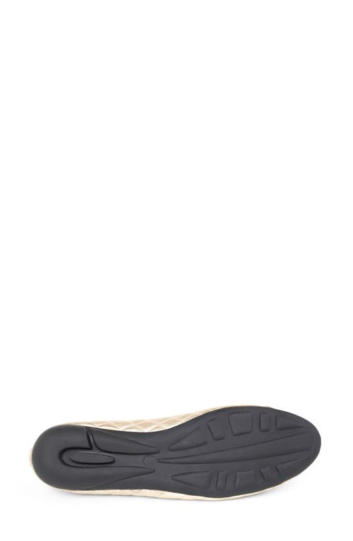 Paul Mayer Cap Toe Quilted Ballet Flat